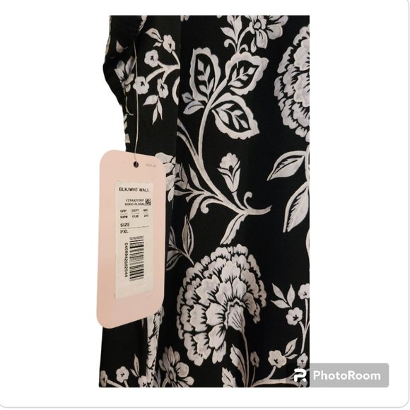 Petite Boho Floral Print Blouse - Size PXL - NWT - Picture 5 of 6